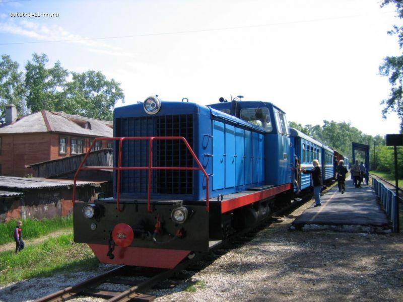 Тепловоз ТУ7 с поездом